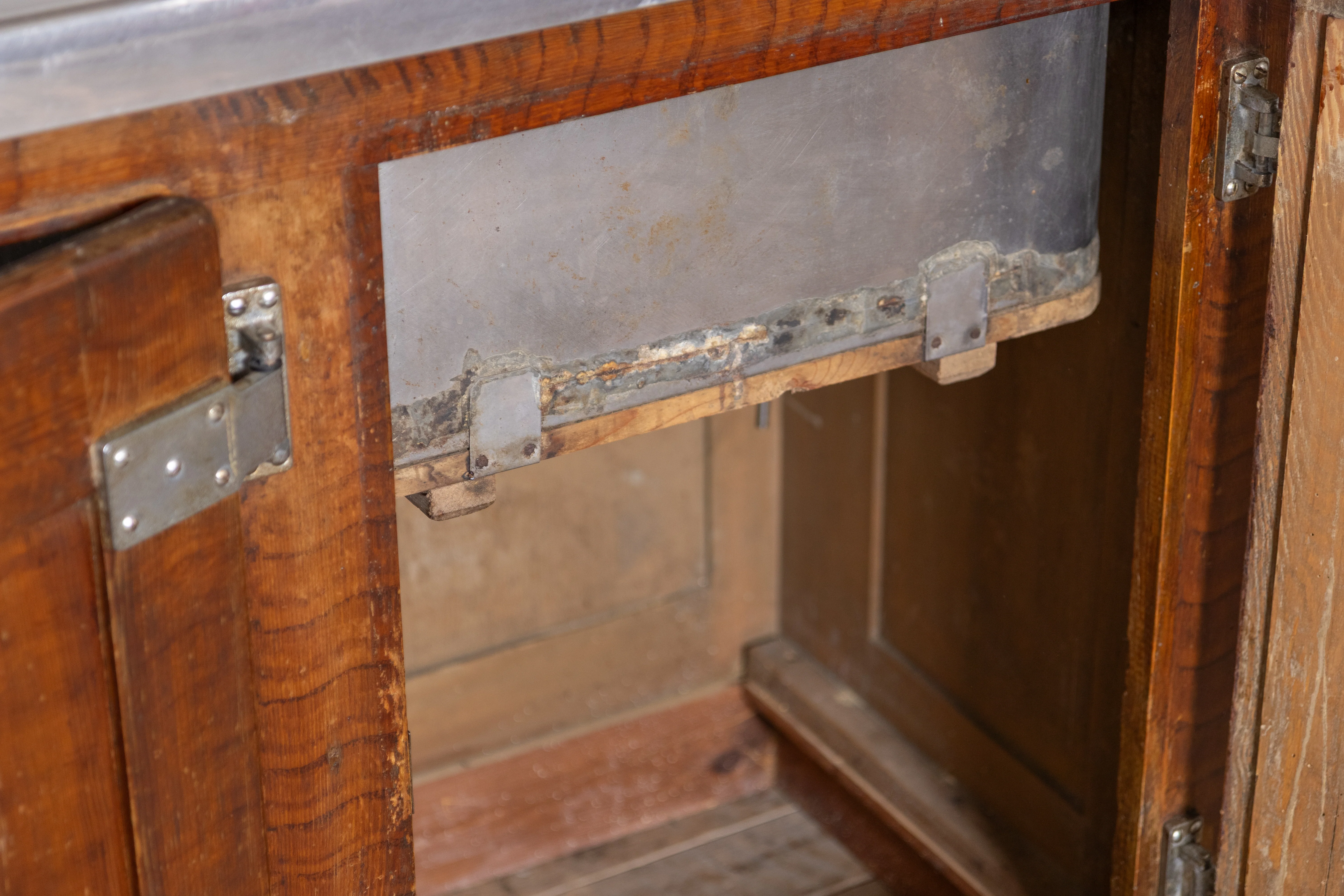 1920's Vintage Bar Back Counter - Image 7