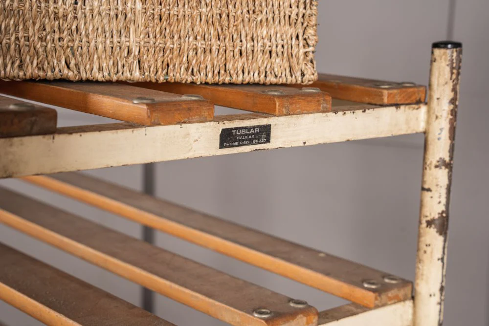 1940s Vintage Bakers Rack Shelving Unit - Image 5