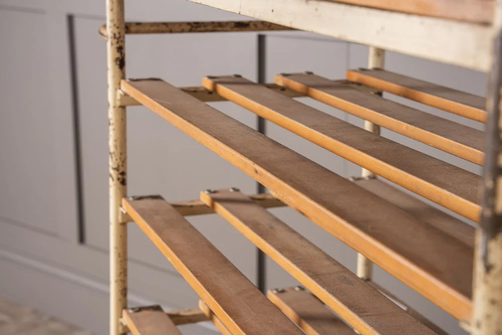 1940s Vintage Bakers Rack Shelving Unit - Image 7