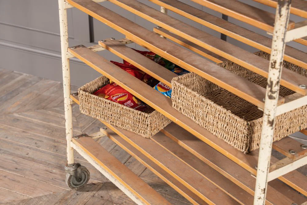 1940s Vintage Bakers Rack Shelving Unit - Image 9
