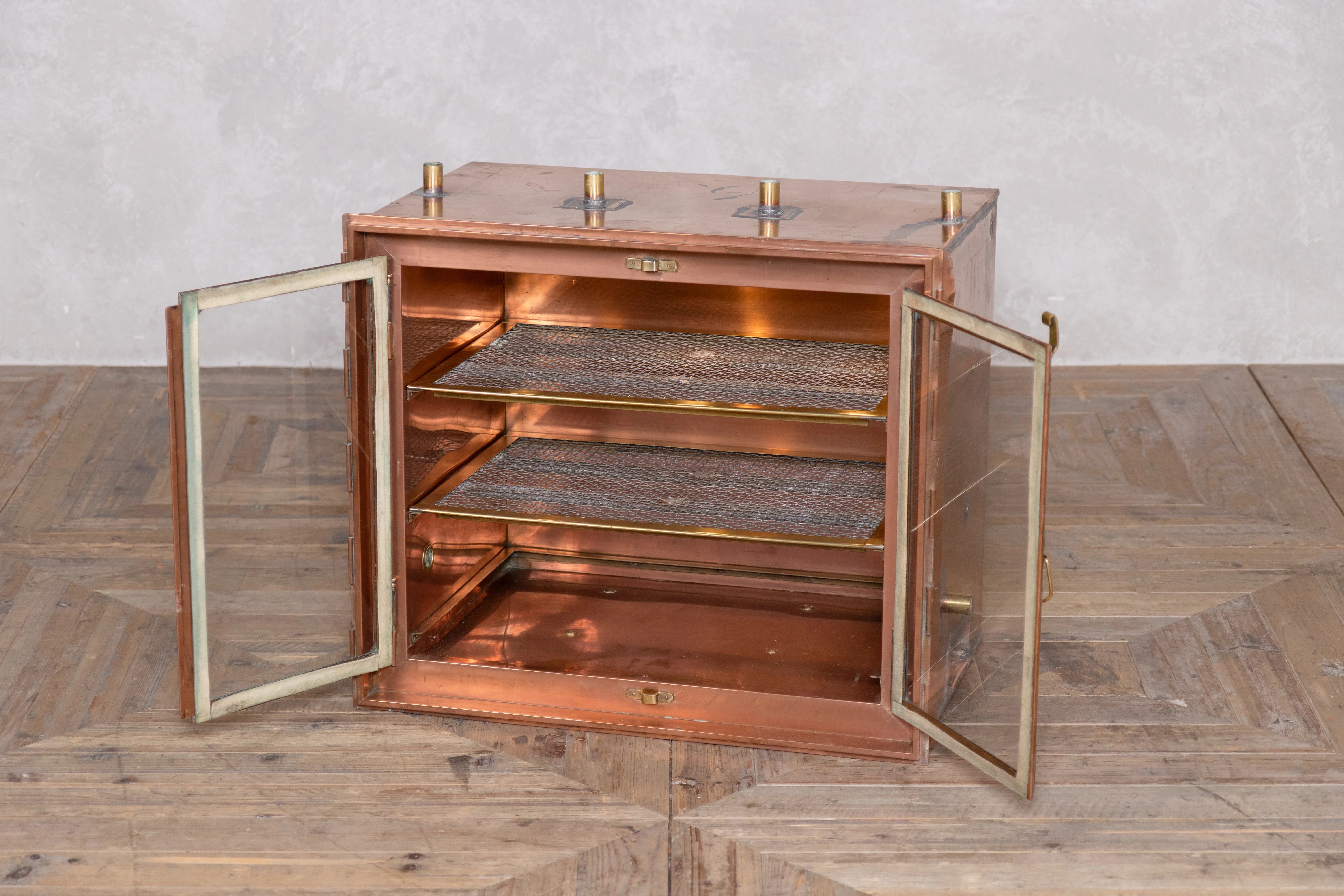 Vintage 1950's Copper Storage Cabinet - Image 3