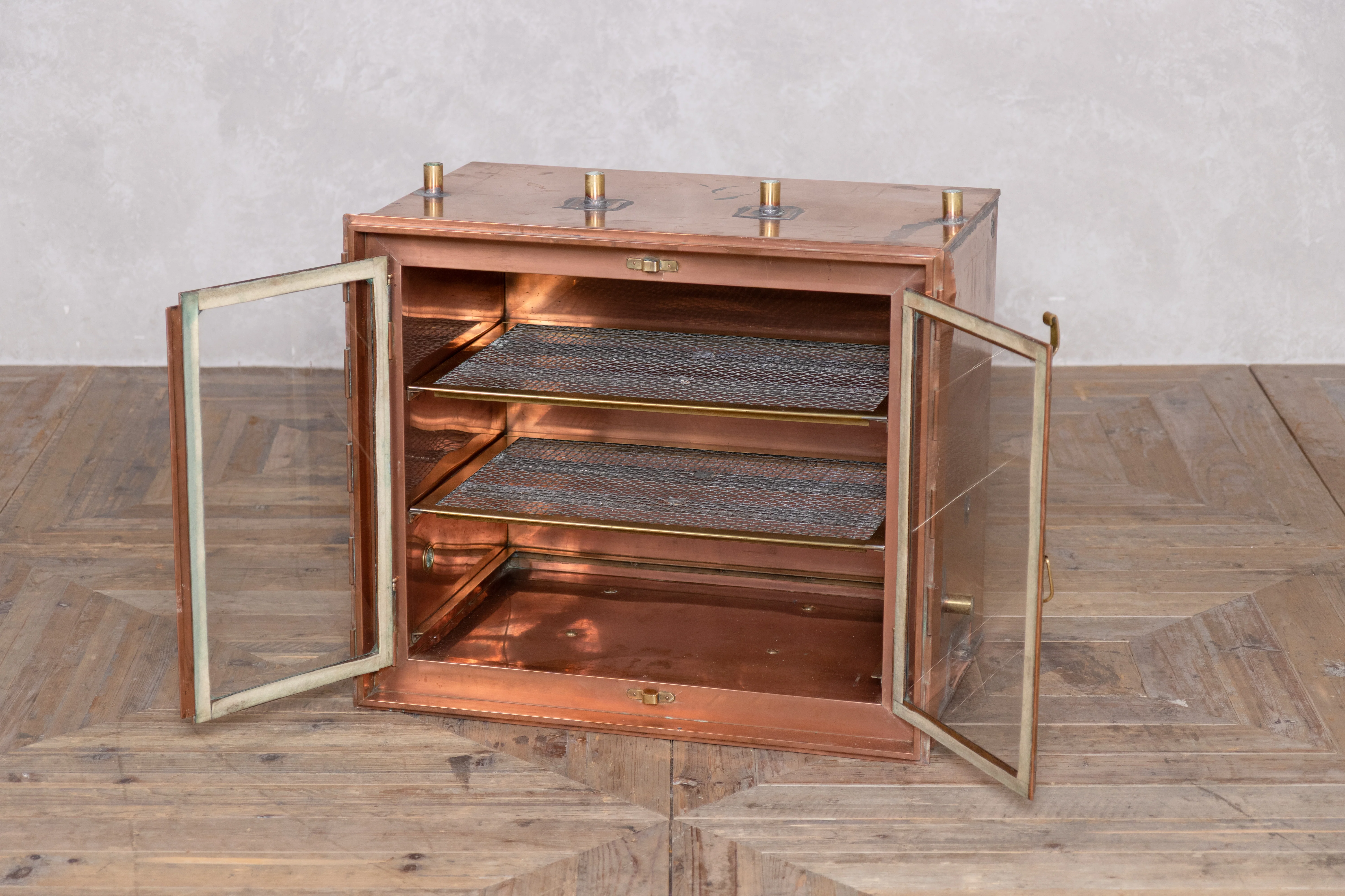 Vintage 1950's Copper Storage Cabinet - Image 5