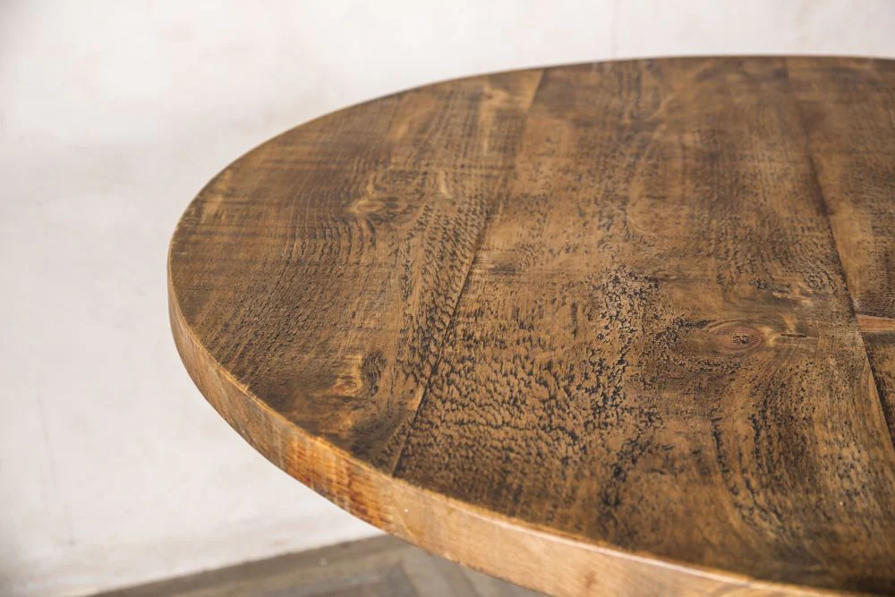 Blue Industrial Bar Table - Image 5