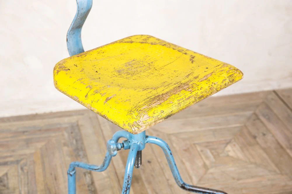 Adjustable Industrial Style Stool - Image 4