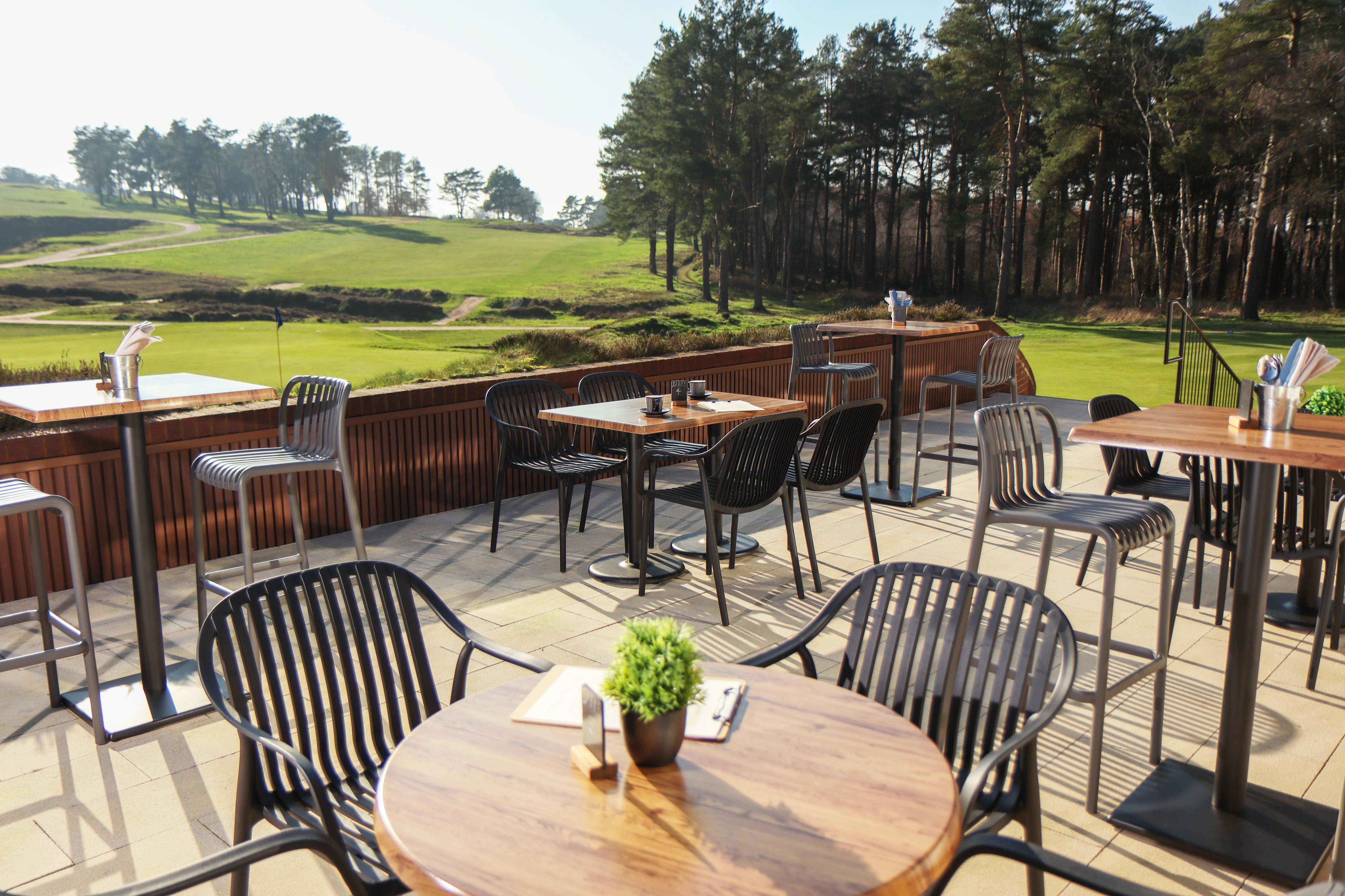 Aged Pine Cafe Table - Image 14