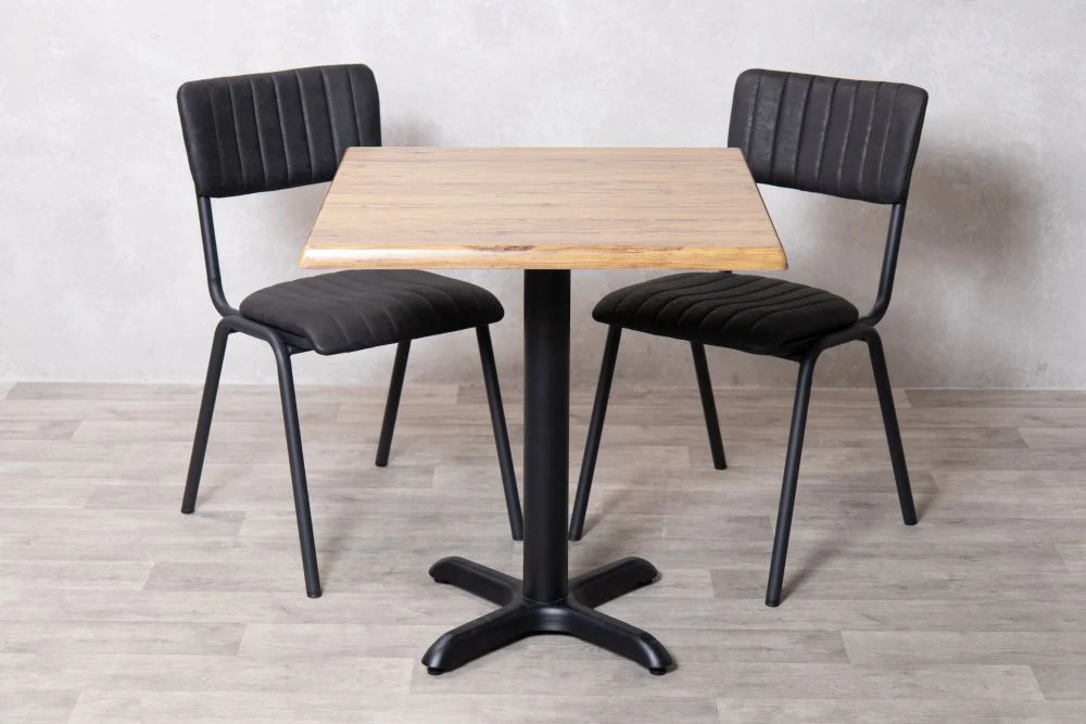 Aged Pine Cafe Table - Image 4