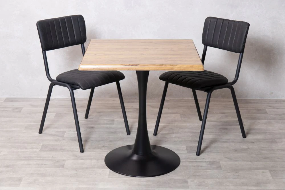 Aged Pine Cafe Table - Image 8