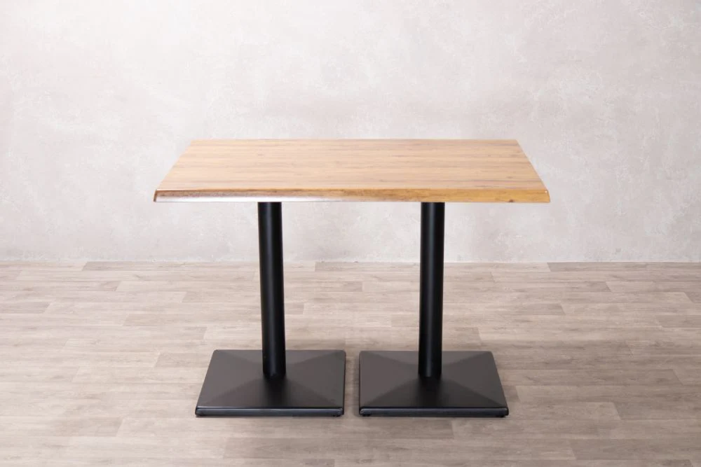 Aged Pine Cafe Table - Image 9