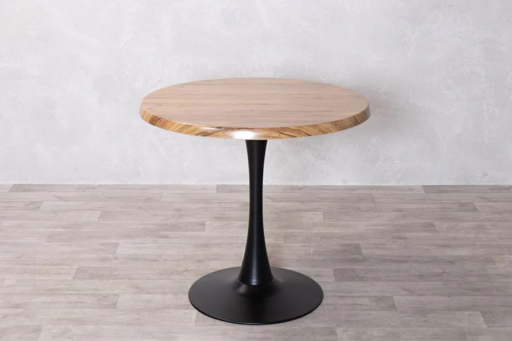 Aged Pine Round Café Table - Image 10