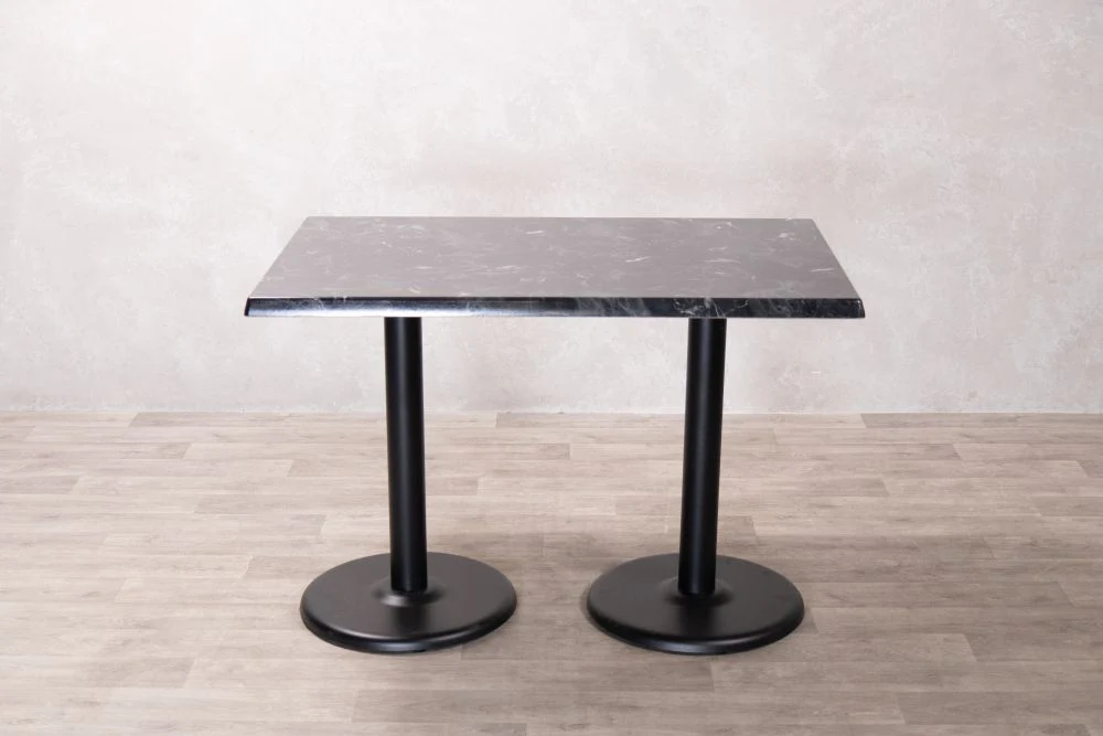 Alcantara Black Café Table - Image 4