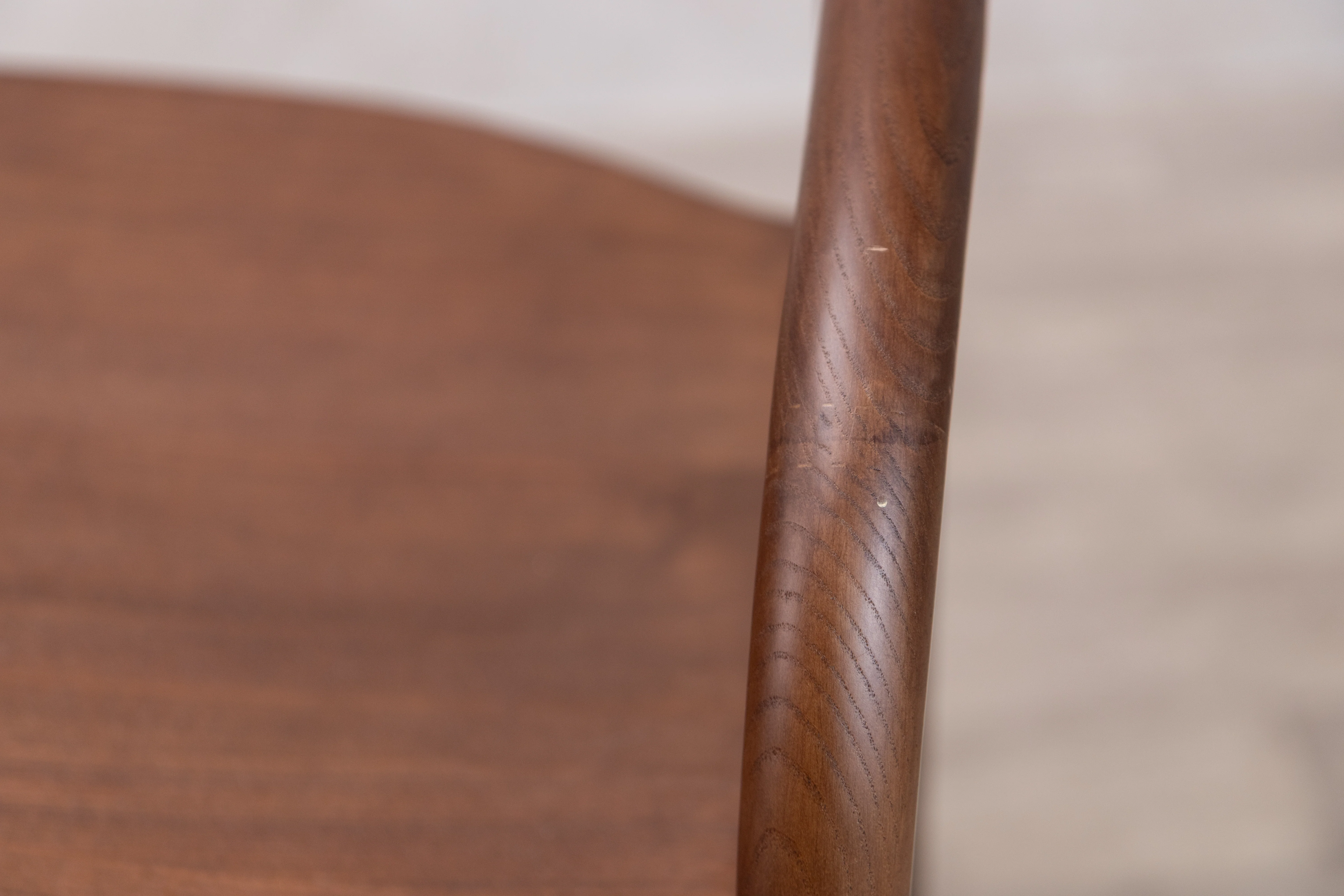 Alder Scandi Style Bar Stool in Walnut - SECONDS ITEM - Image 4