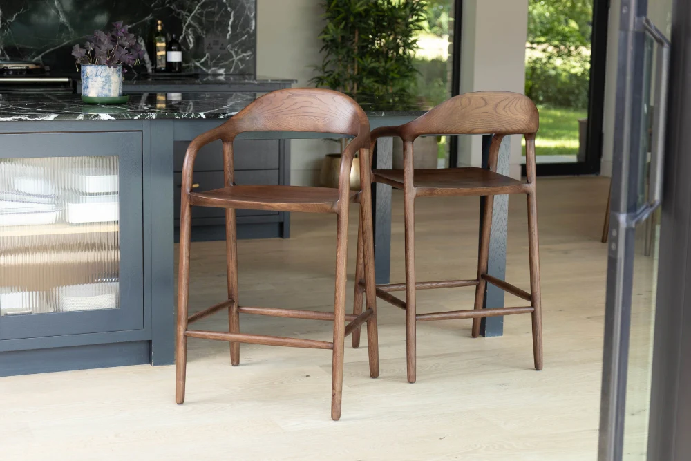 Alder Scandi Style Bar Stool - Image 13