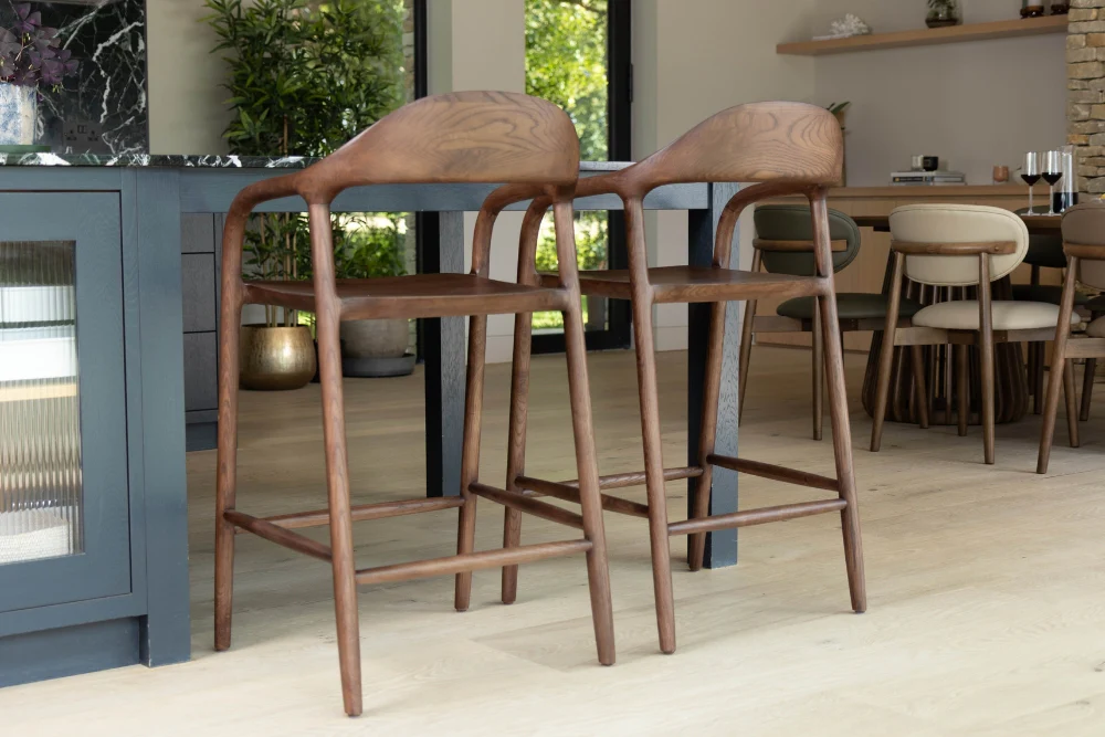 Alder Scandi Style Bar Stool - Image 14