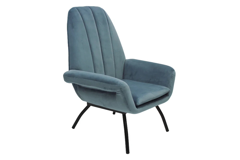 Allerton Velvet Accent Chair - Image 2