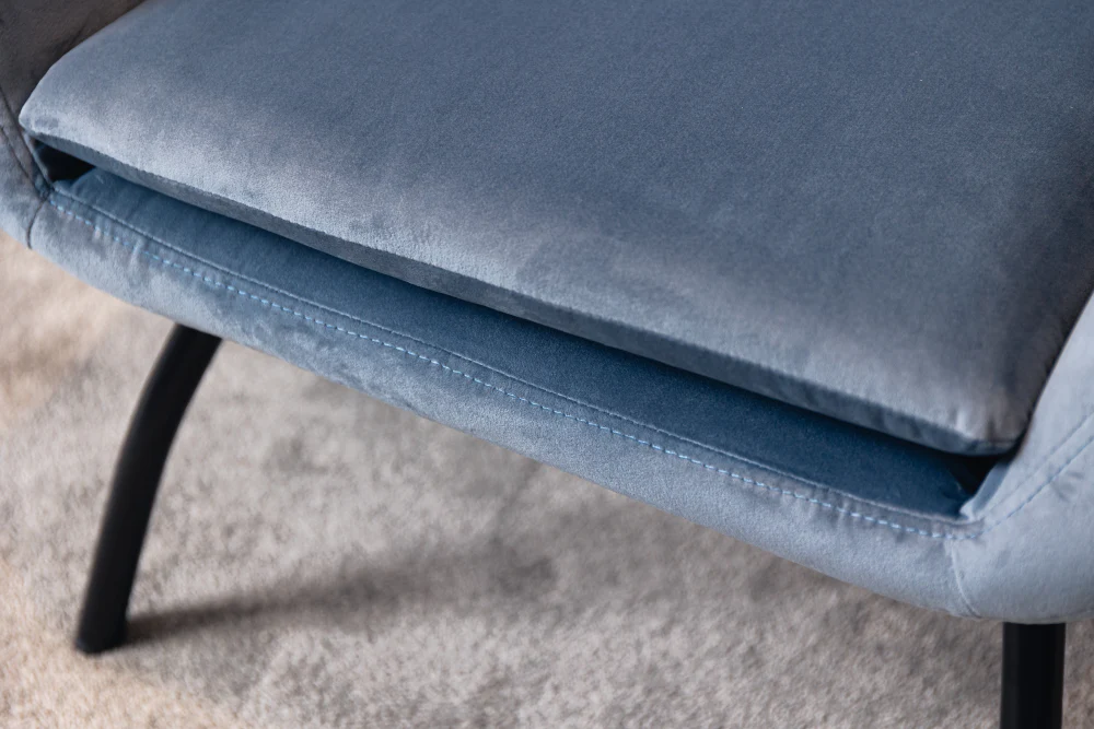 Allerton Velvet Accent Chair - Image 4