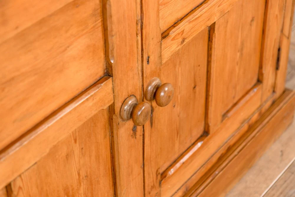 Antique Pine Housekeepers Cupboard - Image 4
