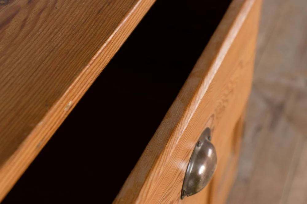Antique Pine Pantry Cupboard - Image 4