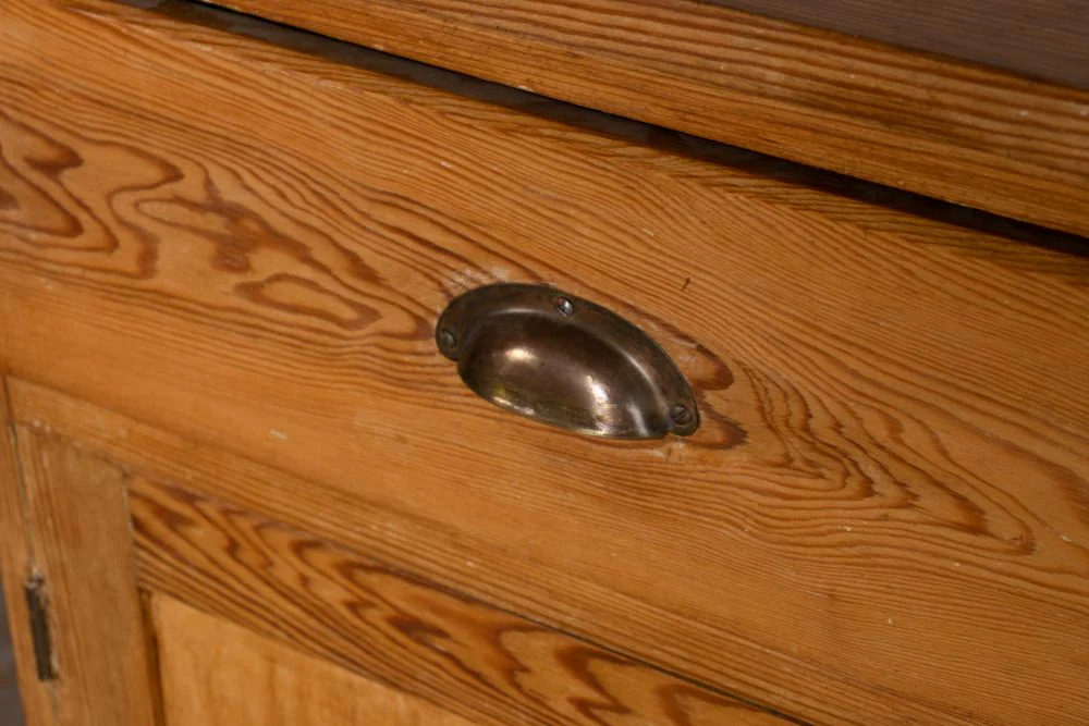 Antique Pine Pantry Cupboard - Image 5
