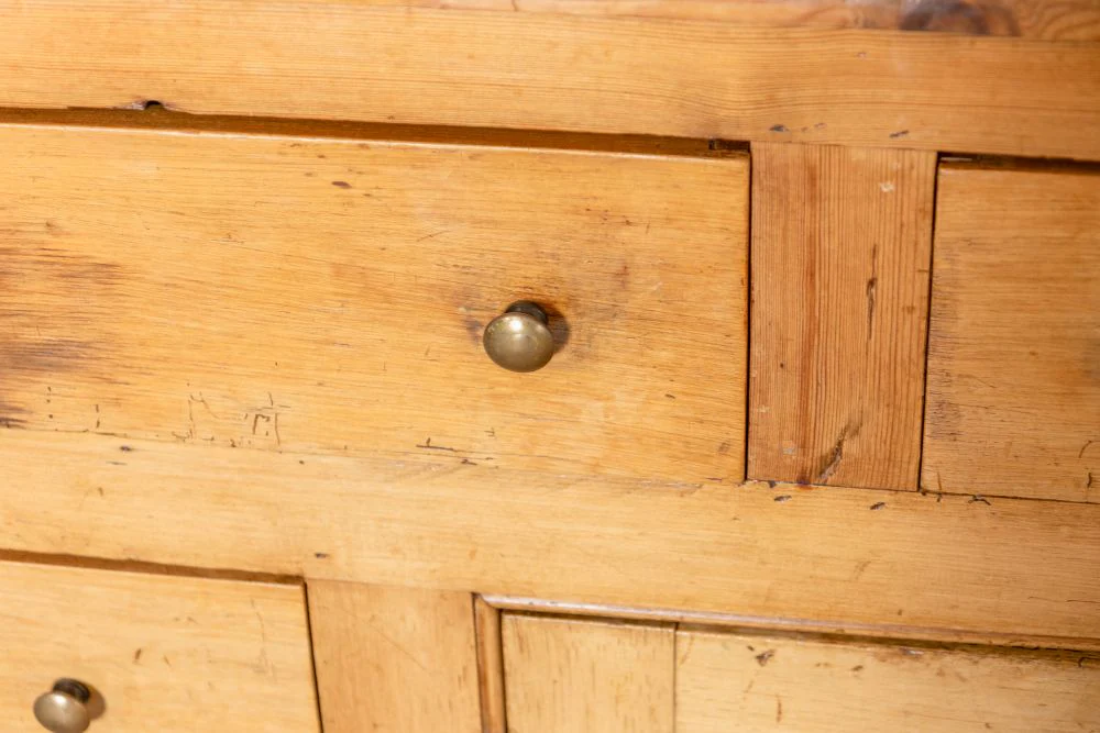Antique Pine Sideboard - Image 6