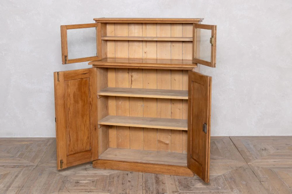 Antique Pine Victorian Cabinet - Image 3
