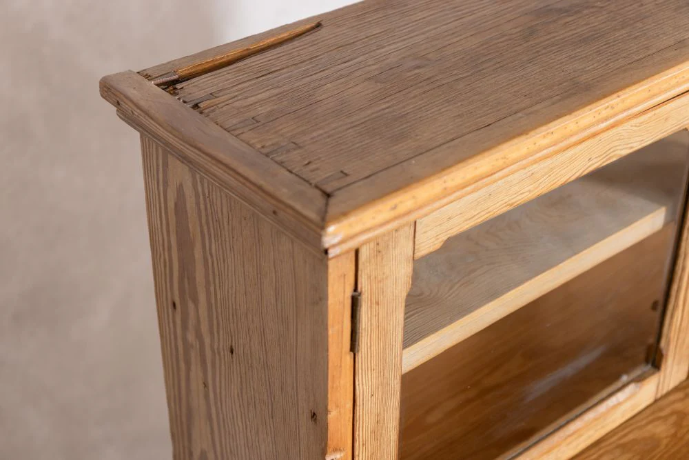 Antique Pine Victorian Cabinet - Image 4