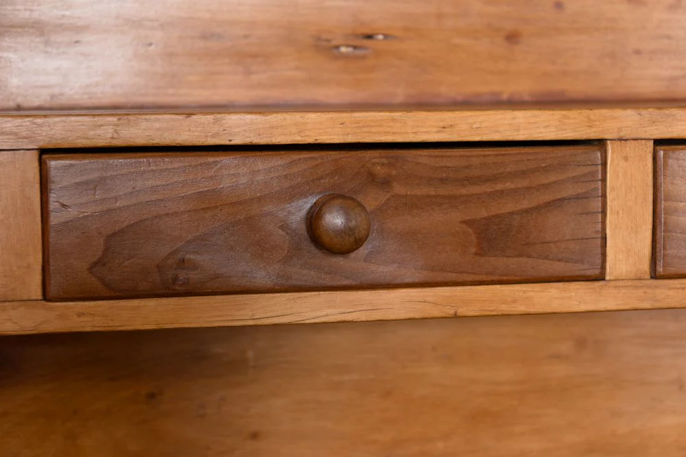 Rustic Antique Pine Victorian Sideboard - Image 8