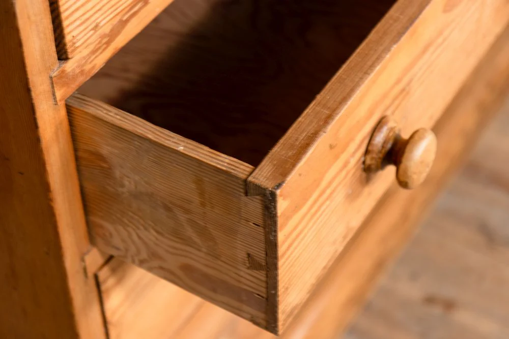 Antique Victorian Pitch Pine Sideboard - Image 5