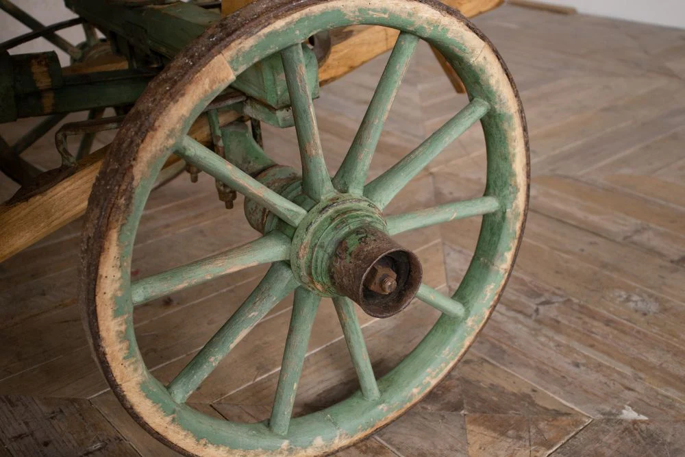 Antique Wooden Hand Cart - Image 5