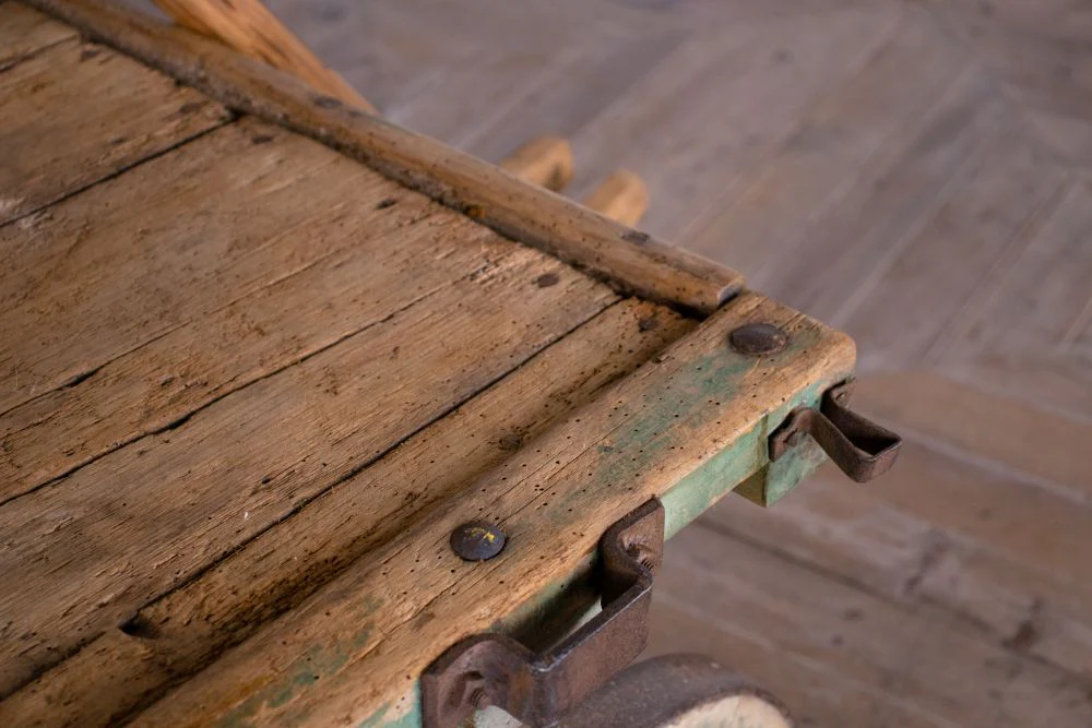 Antique Wooden Hand Cart - Image 8