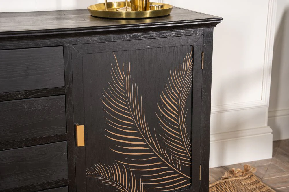 Arizona Sideboard with Leaf Design - Image 6