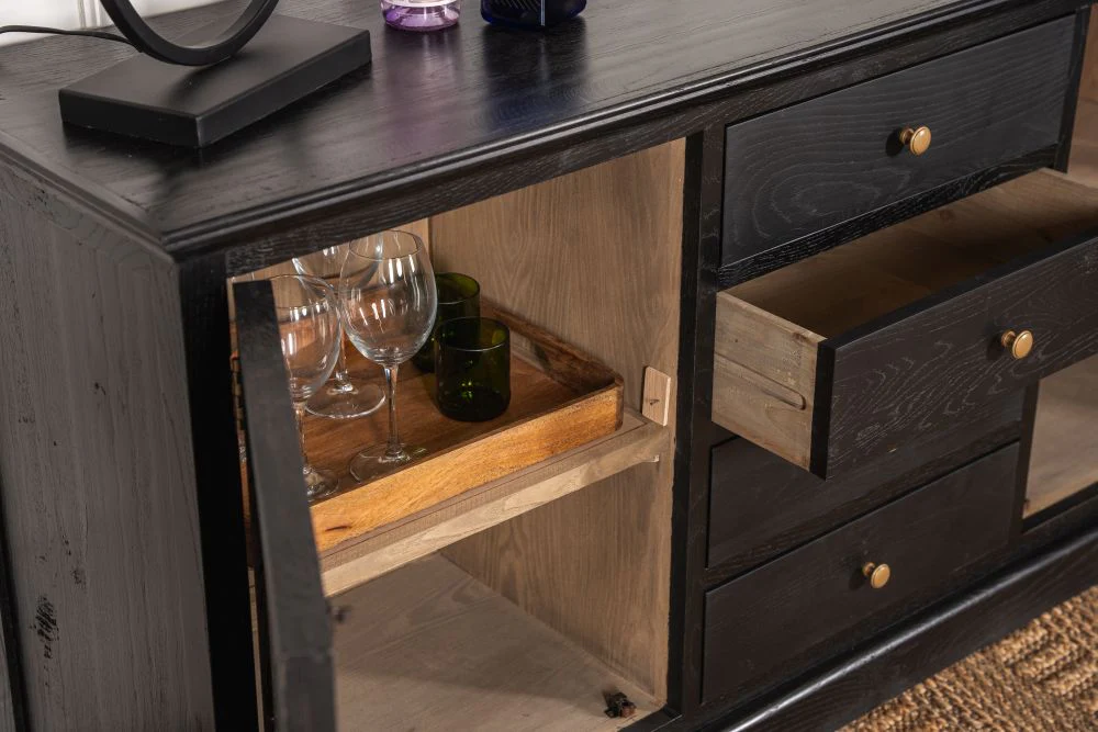 Arizona Sideboard with Leaf Design - Image 7