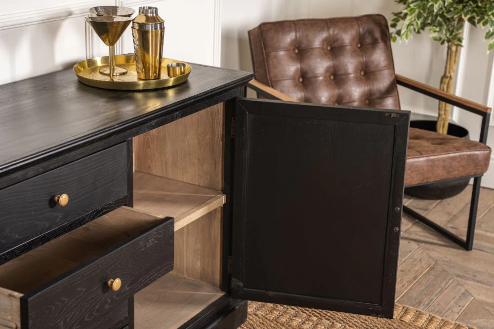 Arizona Sideboard with Leaf Design - Image 9