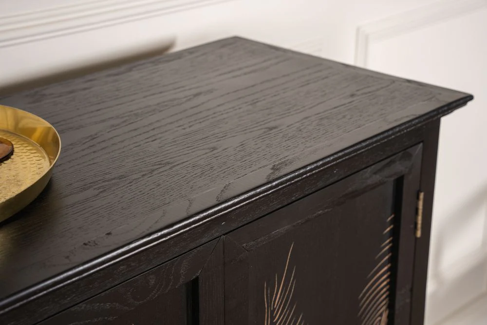 Arizona Small Cupboard with Leaf Design - Image 7