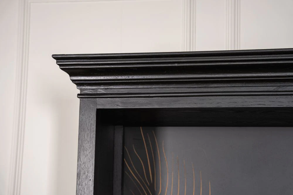 Arizona Tall Bookcase with Leaf Design - Image 2