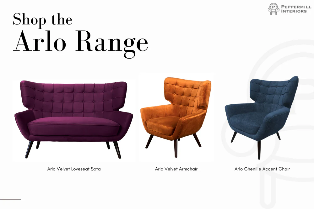 Arlo Velvet Loveseat Sofa - Image 8