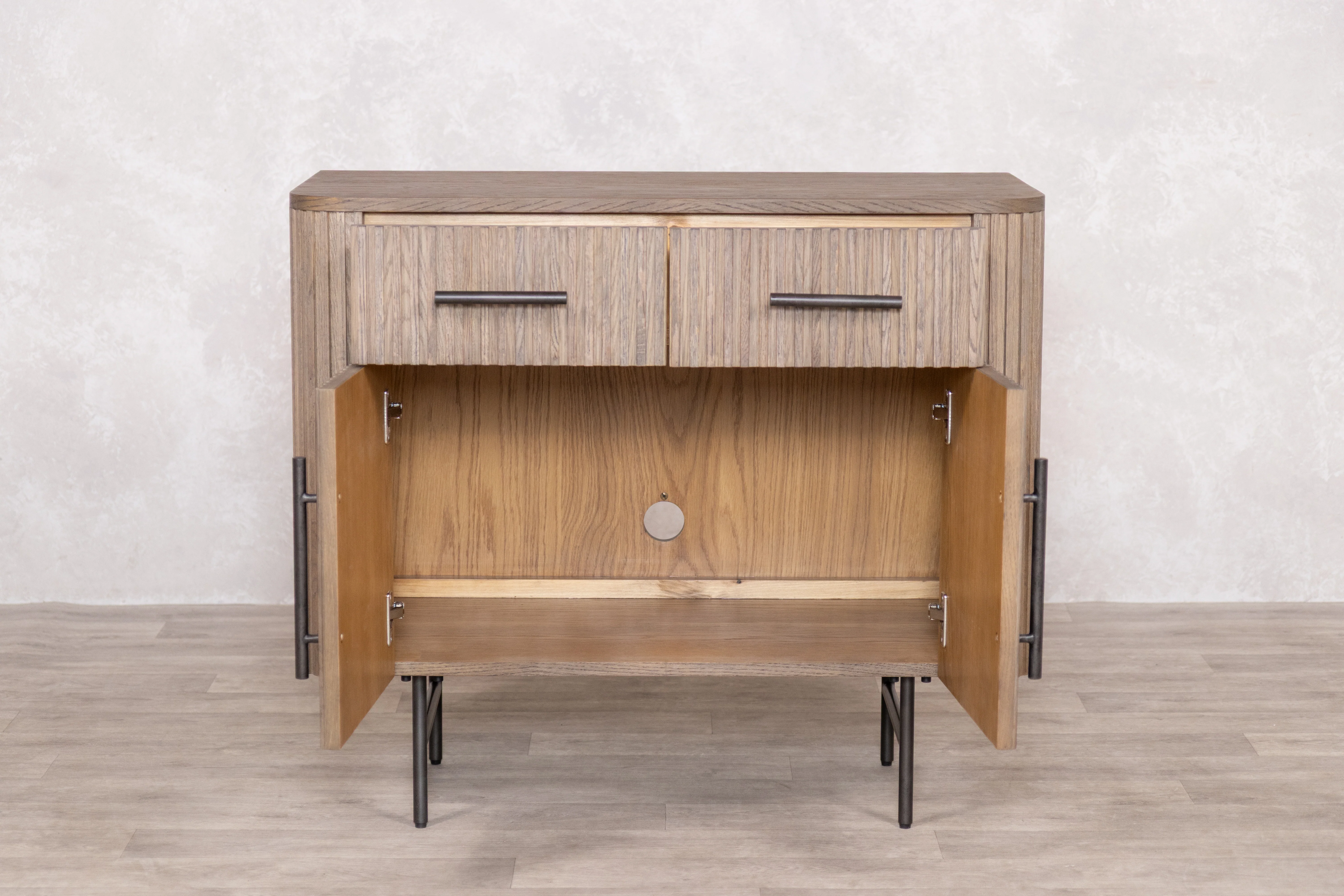 Ashfield Ribbed 2 Door Sideboard with Drawers - Image 14