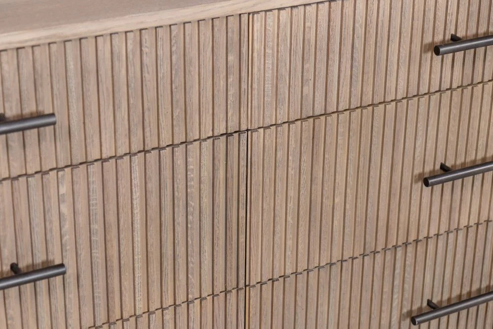 Ashfield Ribbed Six Drawer Dresser - Image 16