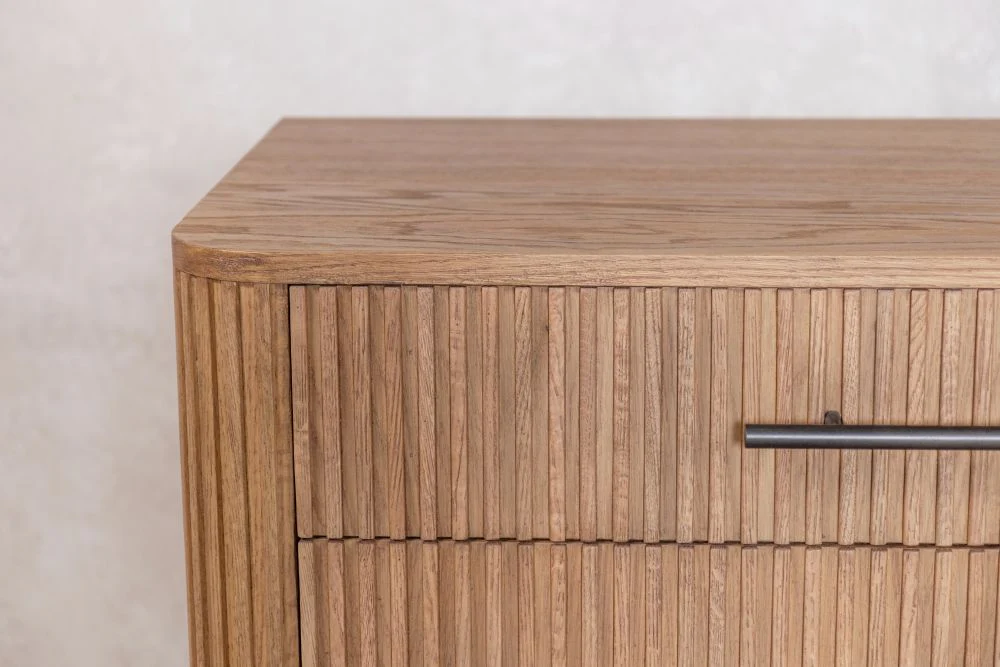Ashfield Ribbed Six Drawer Dresser - Image 5