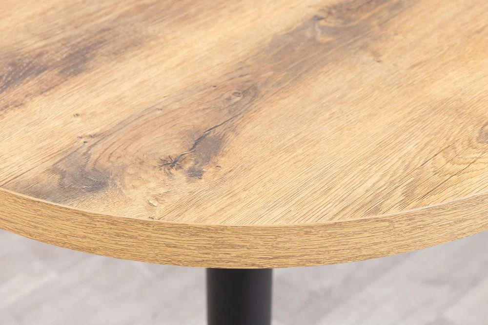 Ashford Round Country Oak Cafe Bar Table - Image 2