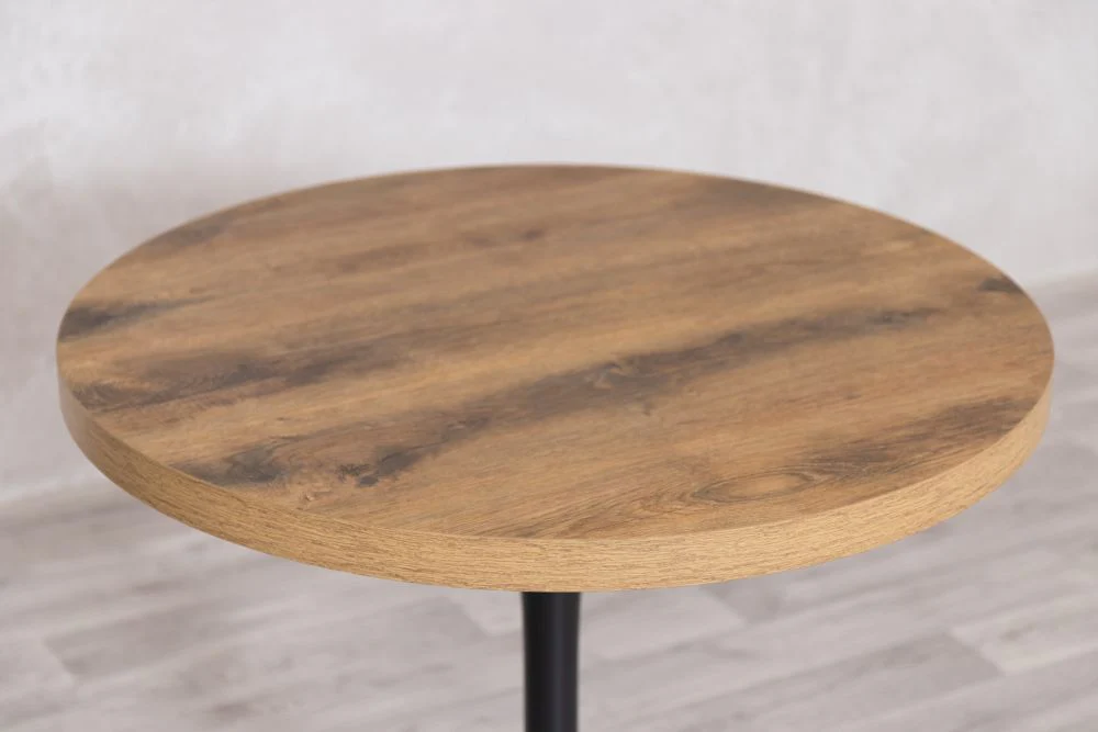 Ashford Round Country Oak Top Cafe Table - Image 13