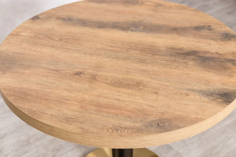 Ashford Round Country Oak Top Cafe Table - Image 19