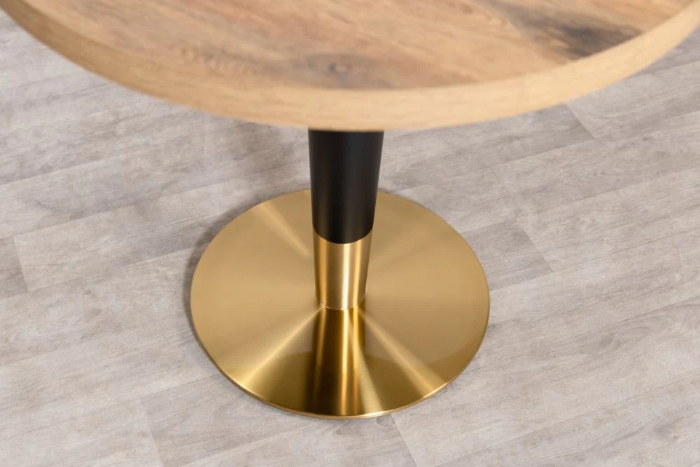 Ashford Round Country Oak Top Cafe Table - Image 20