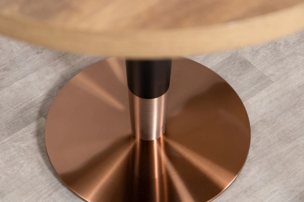 Ashford Round Country Oak Top Cafe Table - Image 26