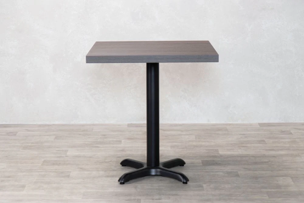 Ashford Square Grey Oak Top Cafe Table - Image 6