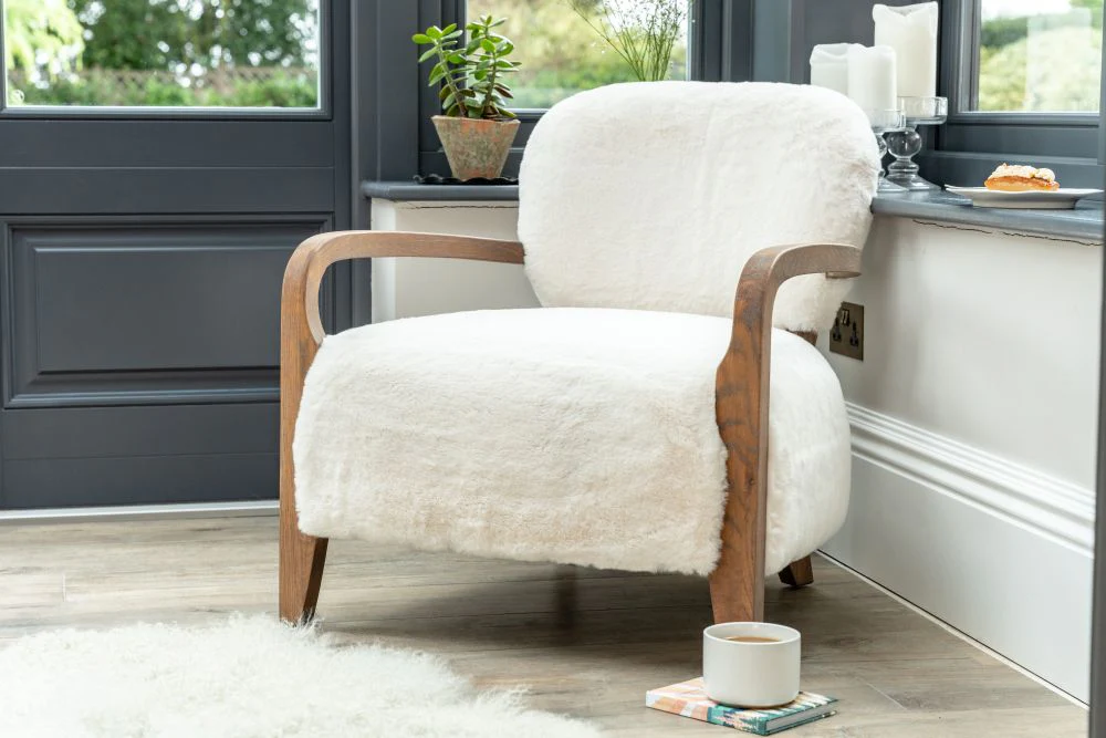Aspen Faux Fur Armchair - Image 18