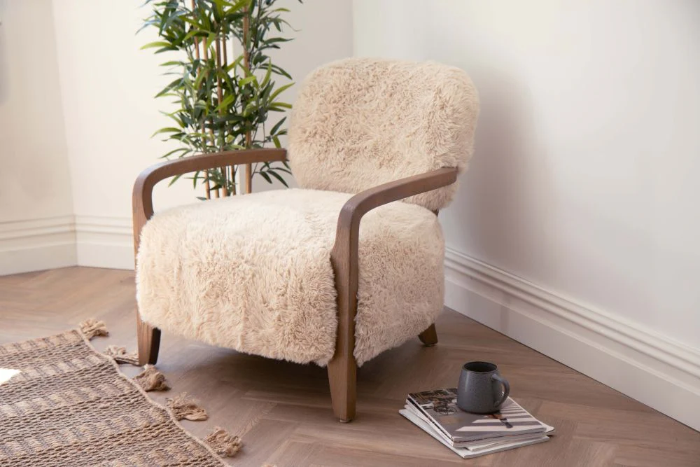 Aspen Long Faux Fur Armchair Range - Image 10