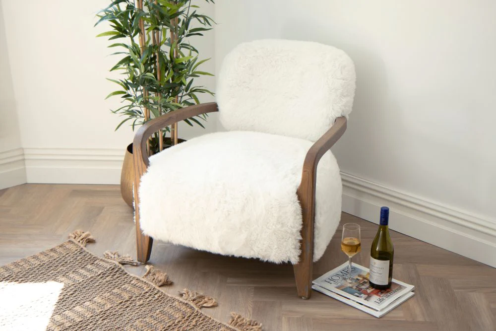 Aspen Long Faux Fur Armchair Range - Image 21