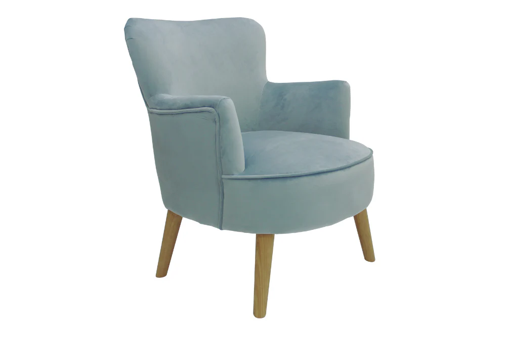 Aston Velvet Accent Chair - Image 3