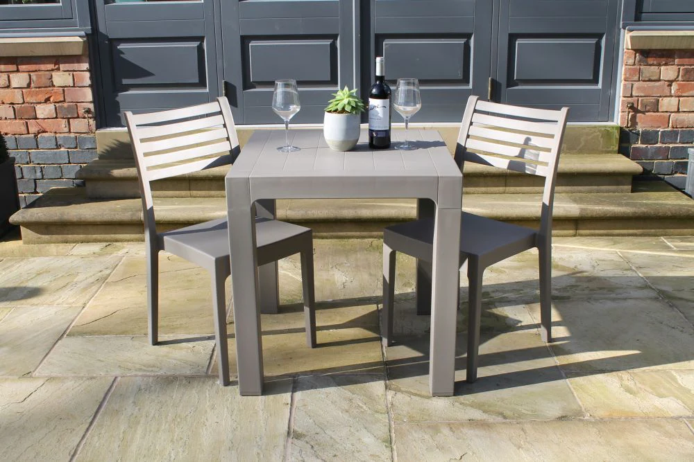 Barcelona Beer Garden Furniture in Taupe - Image 2