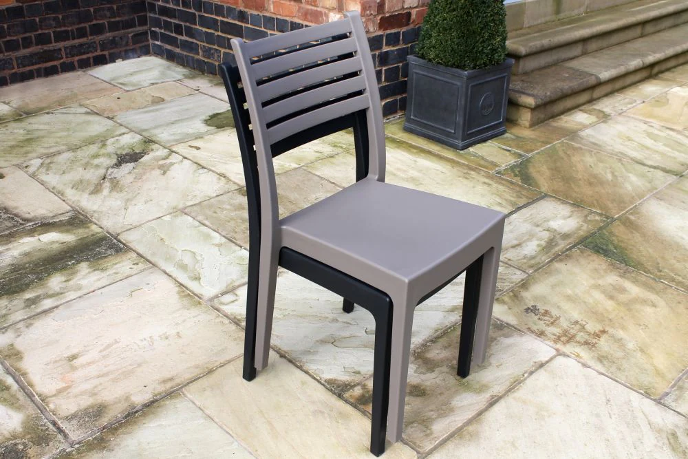 Barcelona Beer Garden Furniture in Taupe - Image 4